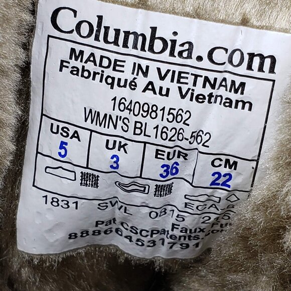 Columbia Minx Mid II Winter Boot Women's Furry Lined Quilted Puffer Outer 5 - Picture 12 of 12